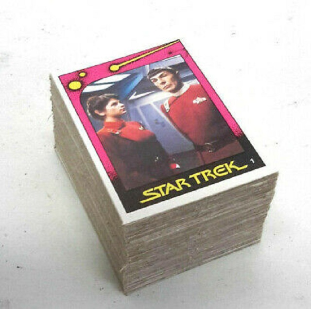 Monty Gum Star Trek II Trading Cards Set