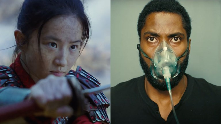 Liu Yifei in Mulan and John David Washington in Tenet