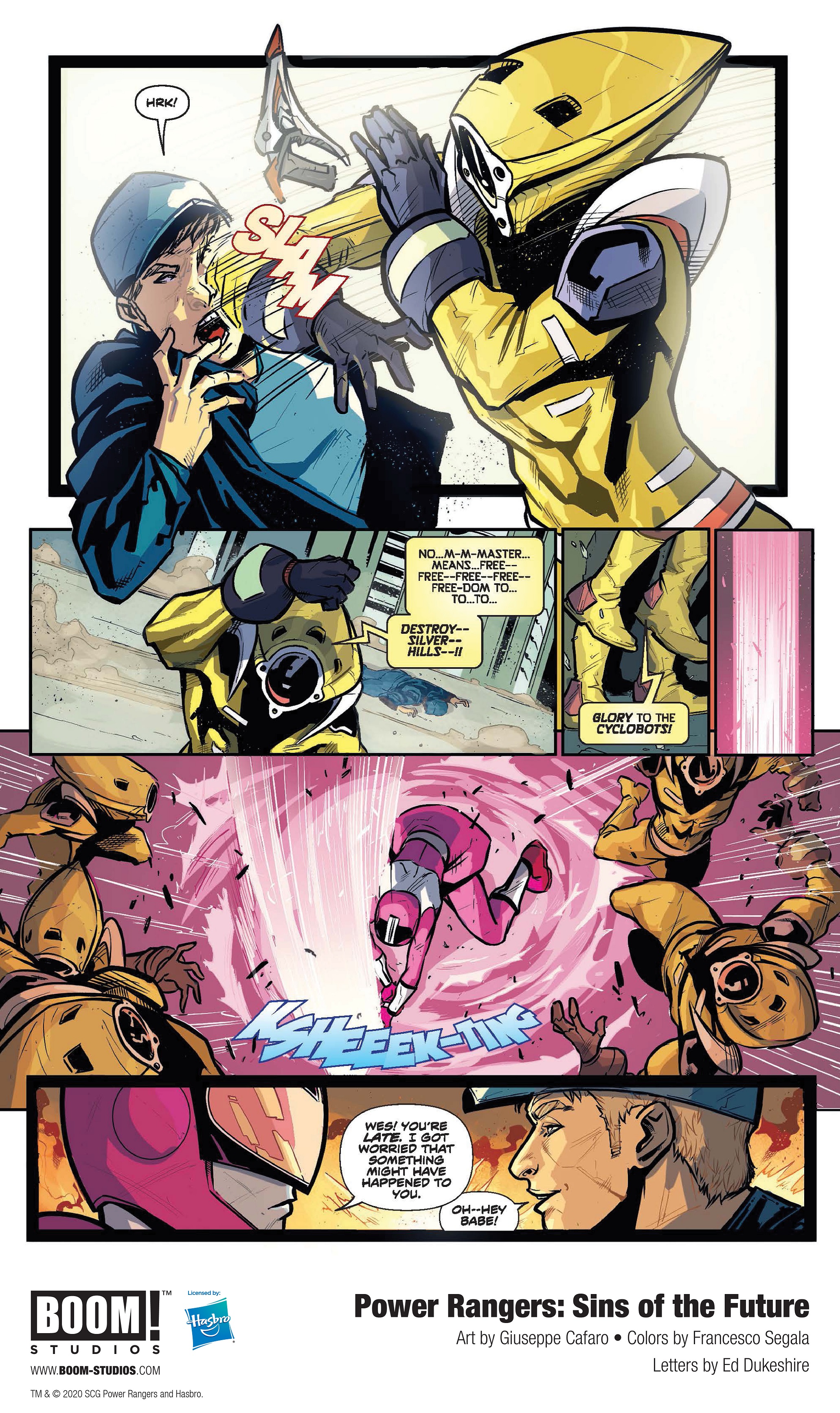 Power Rangers Sins of the Future Sins of the Future Comic preview page 2