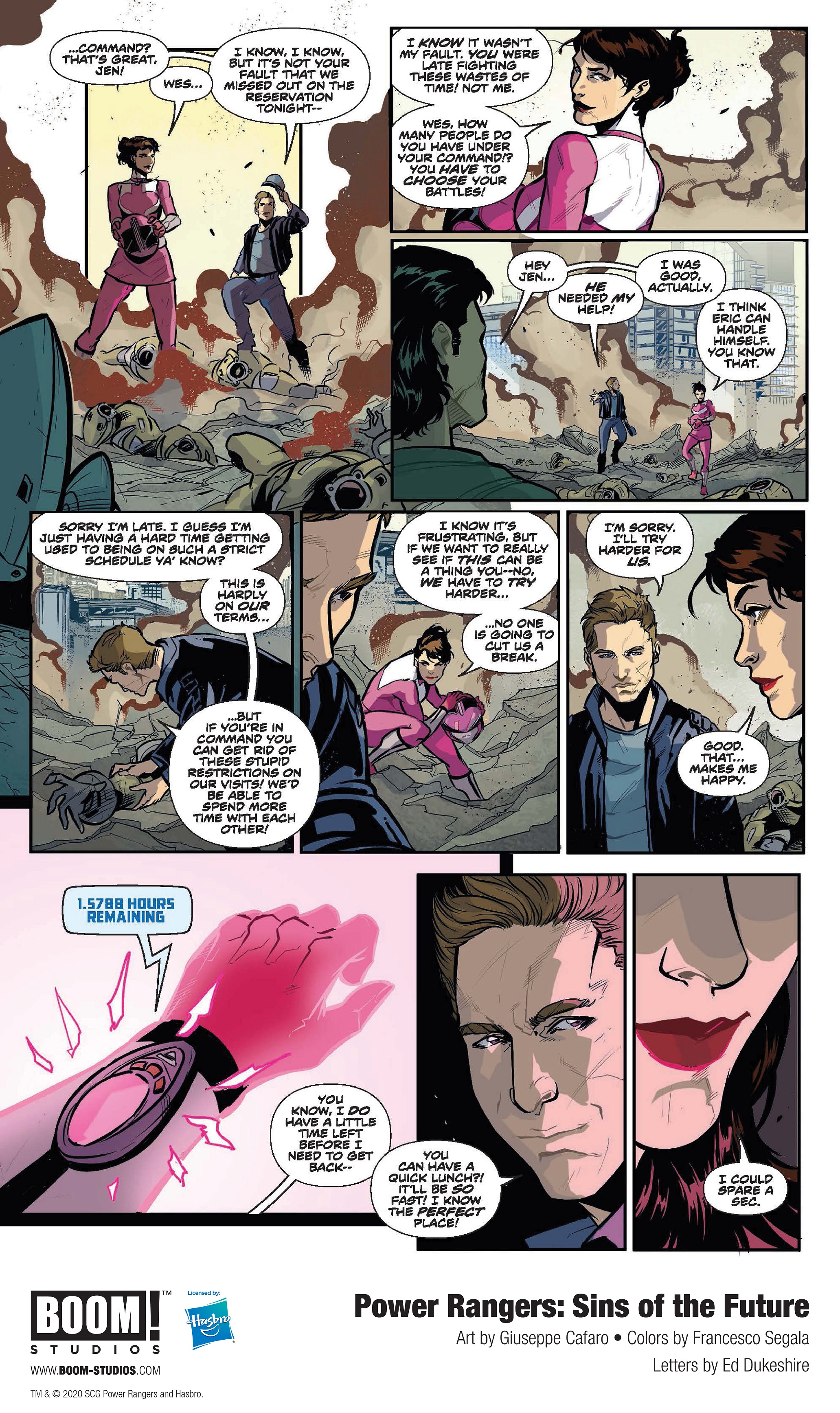 Power Rangers Sins of the Future Comic preview page 5
