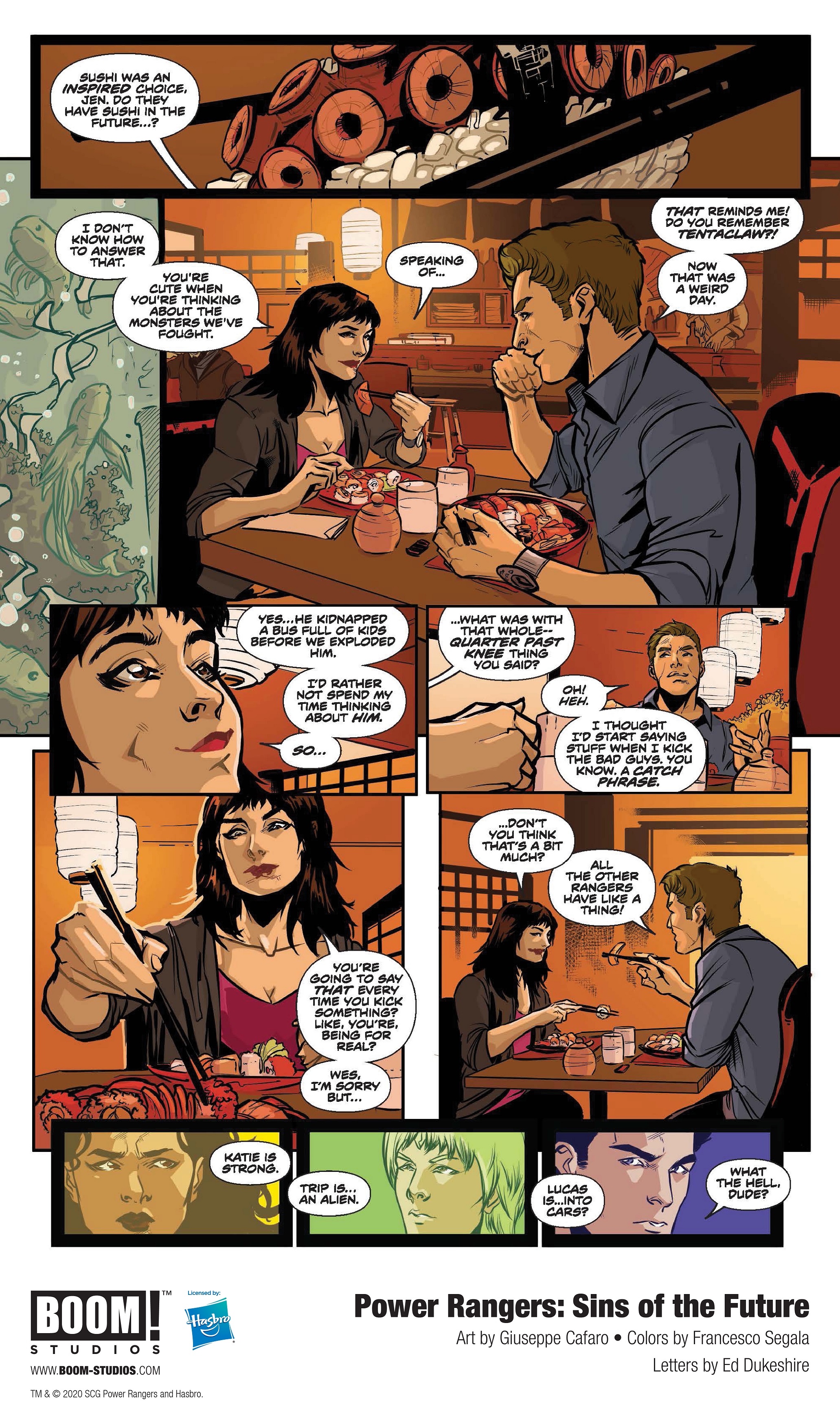 Power Rangers Sins of the Future Comic preview page 6