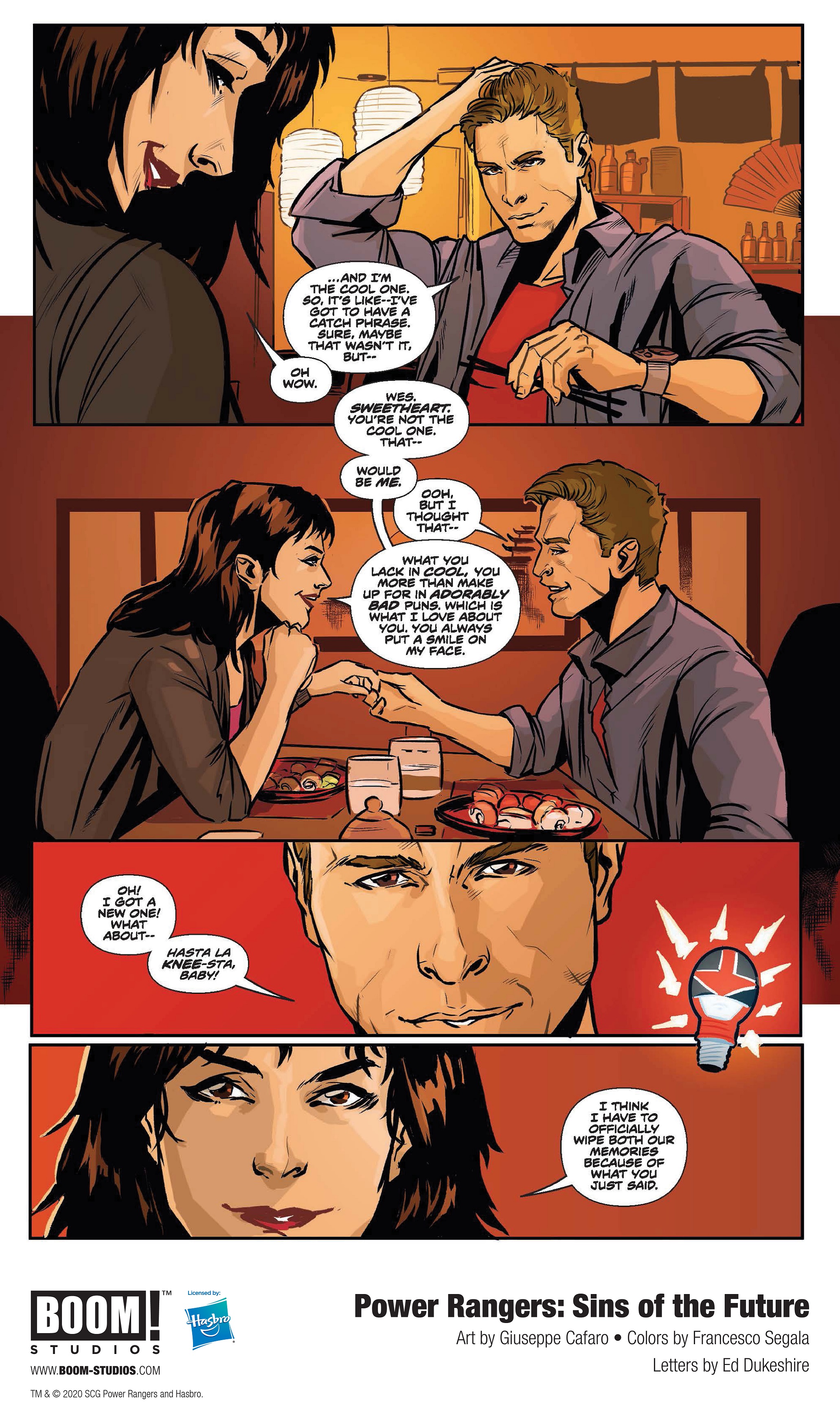 Power Rangers Sins of the Future Comic preview page 7