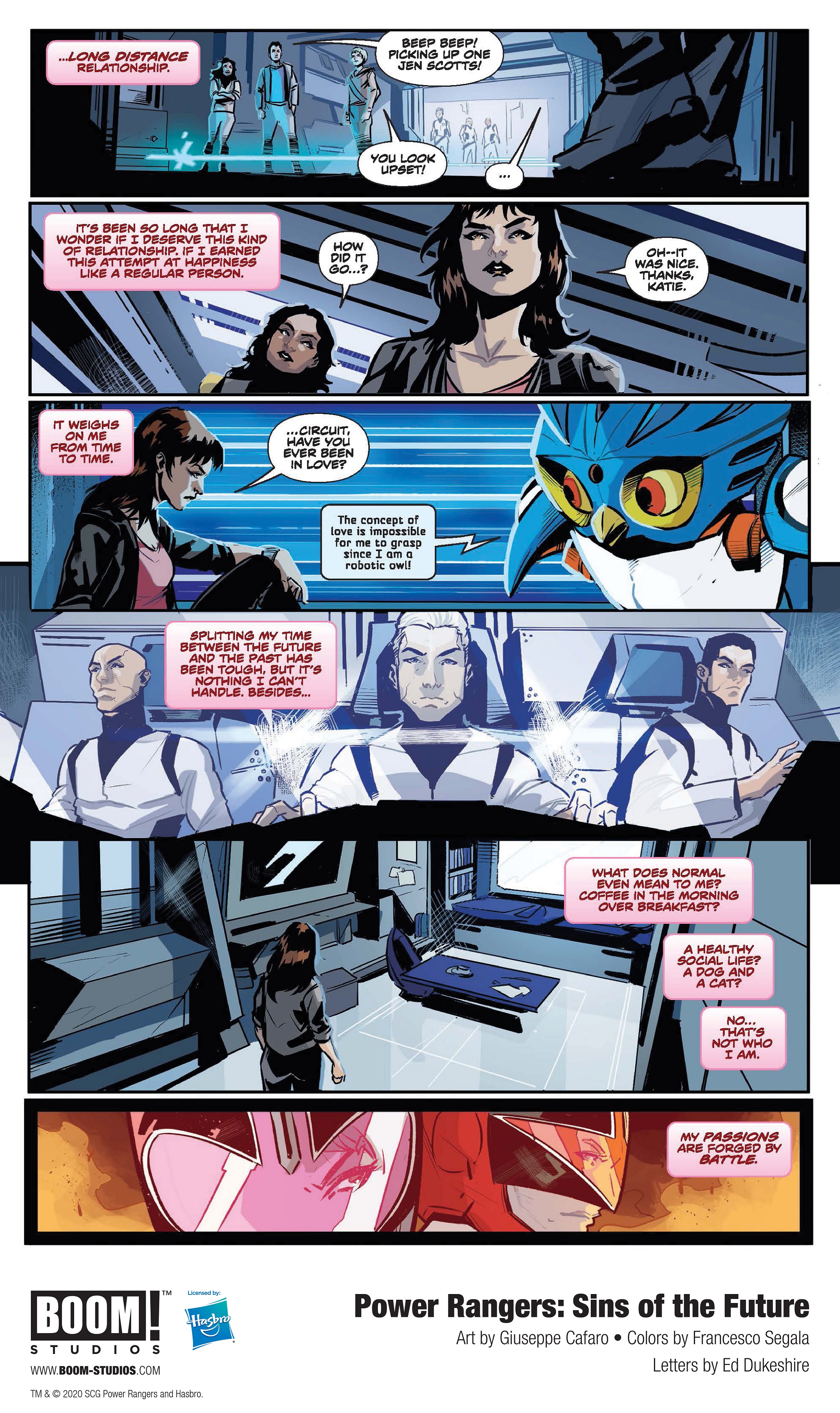 Power Rangers Sins of the Future Comic preview page 9