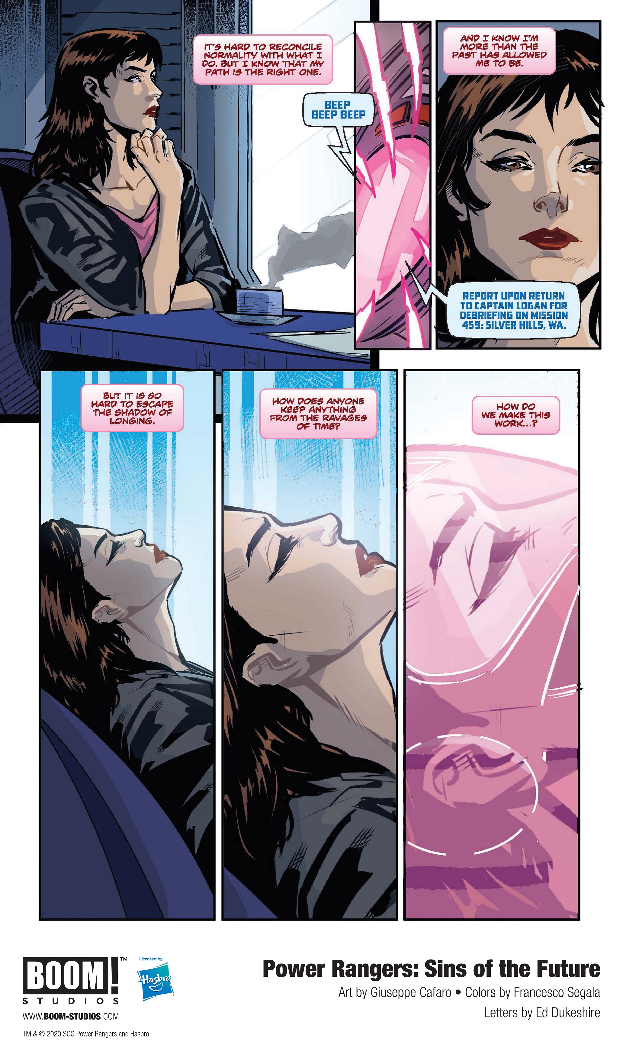 Power Rangers Sins of the Future Comic preview page 10