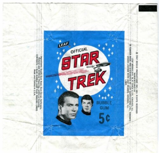 Star Trek Leaf Trading Card Wrapper