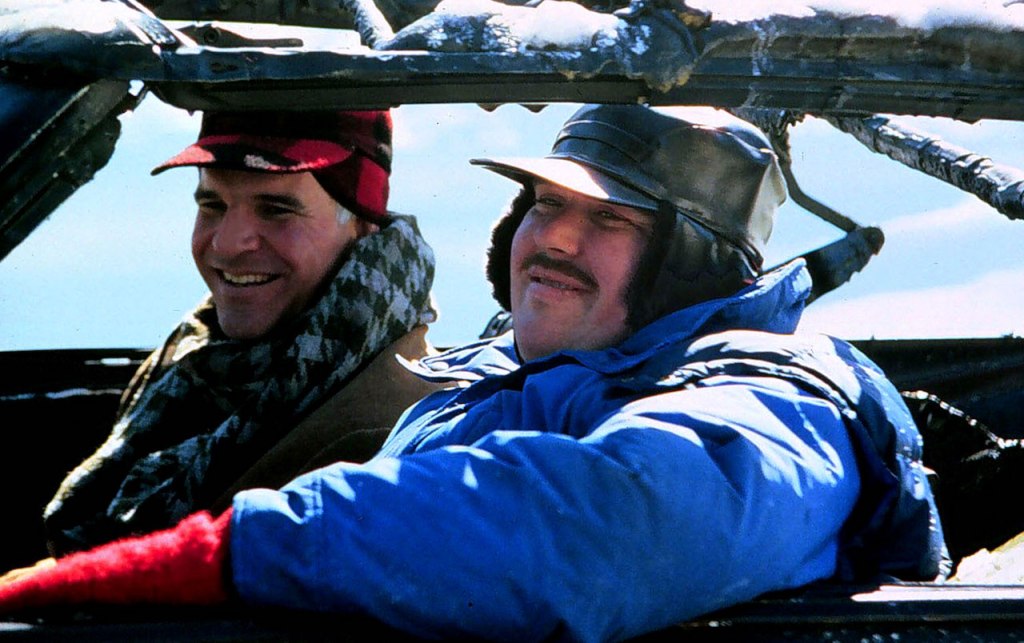 Steve Martin and John Candy in Planes Trains and Automobiles