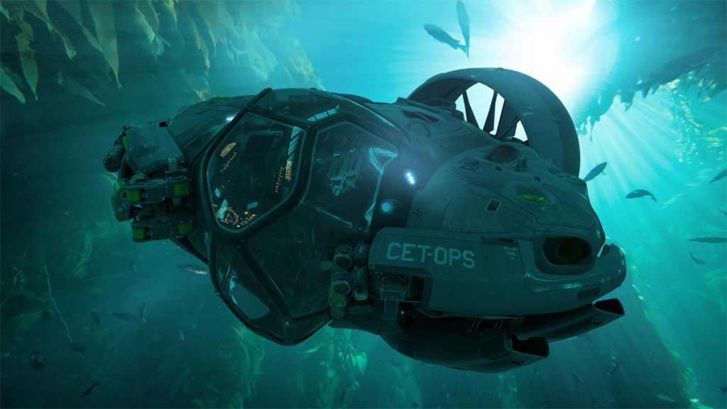 CET-OPS walker underwater
