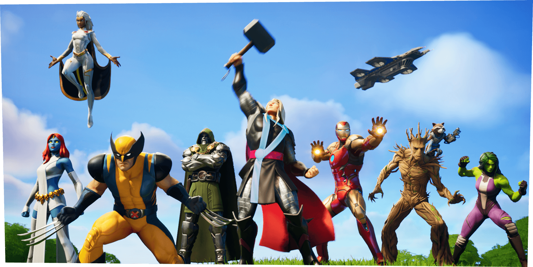 Fortnite Chapter 2 Season 4 Nexus War Pits Marvel Heroes Against