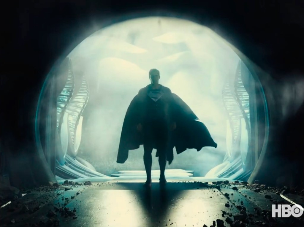 Henry Cavill in the Black Superman Suit in the Justice League Snyder Cut