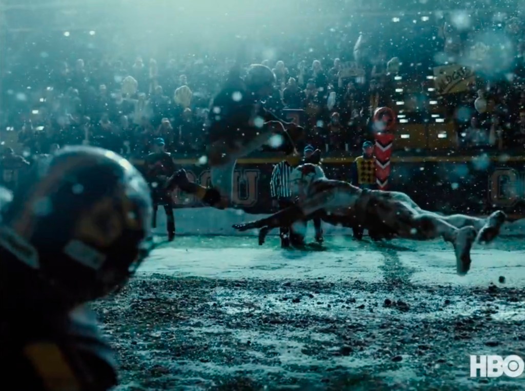 Ray Fisher as Vic Stone during the Cyborg Origin Sequence in the Zack Snyder Cut of Justice League