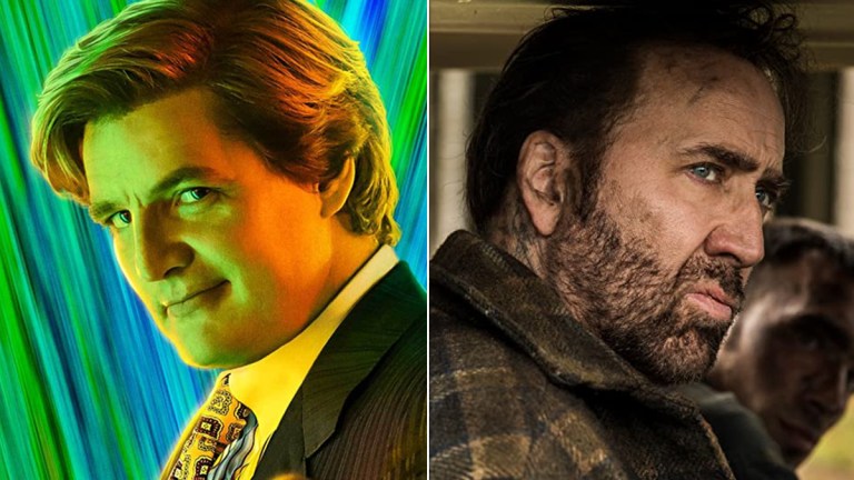 Pedro Pascal in Wonder Woman: 1984; Nicolas Cage in Mandy