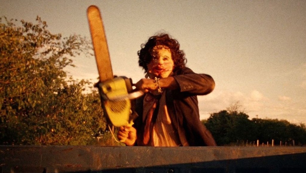 Gunnar Hansen as Leatherface in The Texas Chainsaw Massacre