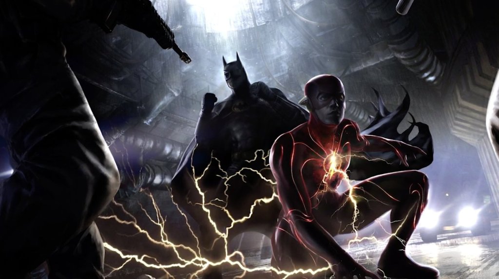 The Flash and Batman Movie Concept Art