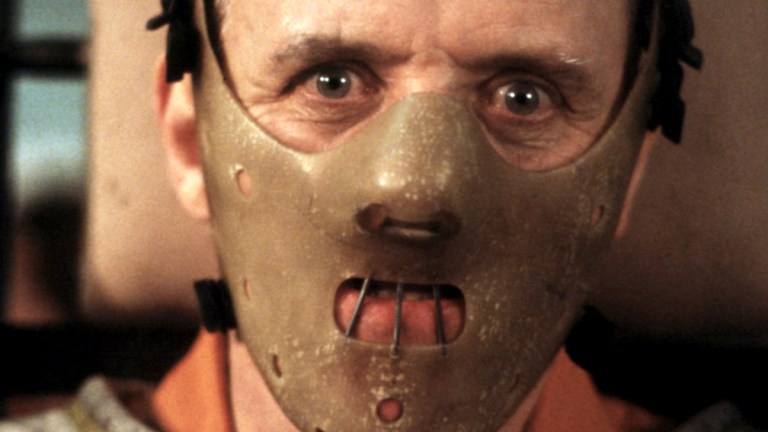 Anthony Hopkins as Hannibal Lecter in The Silence of the Lambs