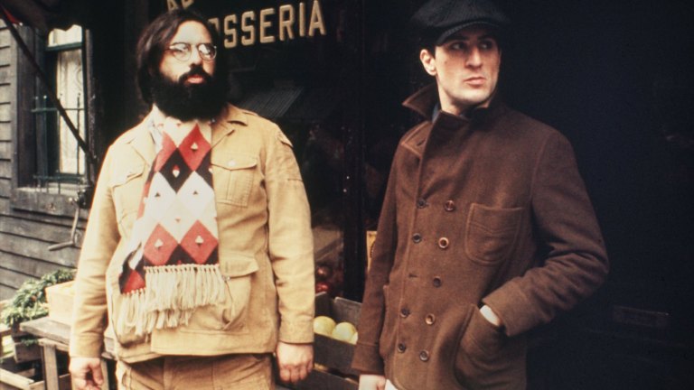 Francis Ford Coppola and Robert De Niro on The Godfather Part II Set