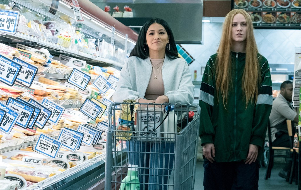 Gina Rodriguez and Evan Rachel Wood in Kajillionaire