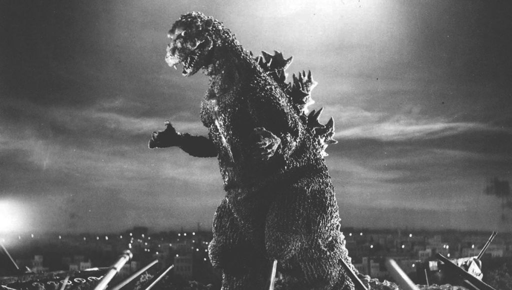 Godzilla Destroying Tokyo in 1954