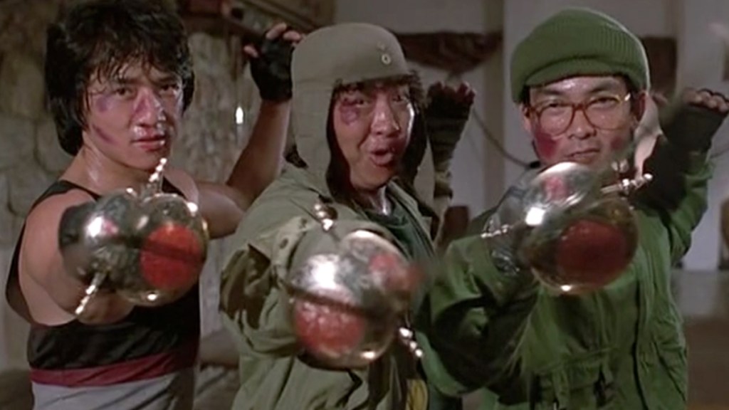 Jackie Chan in Wheels on Meals (1984)