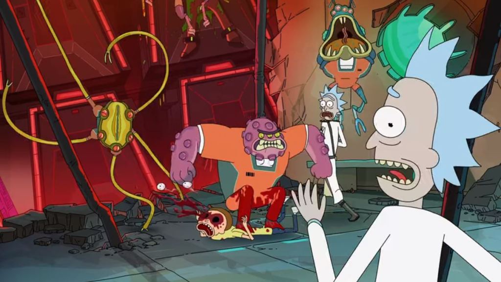 Morty crushed to death