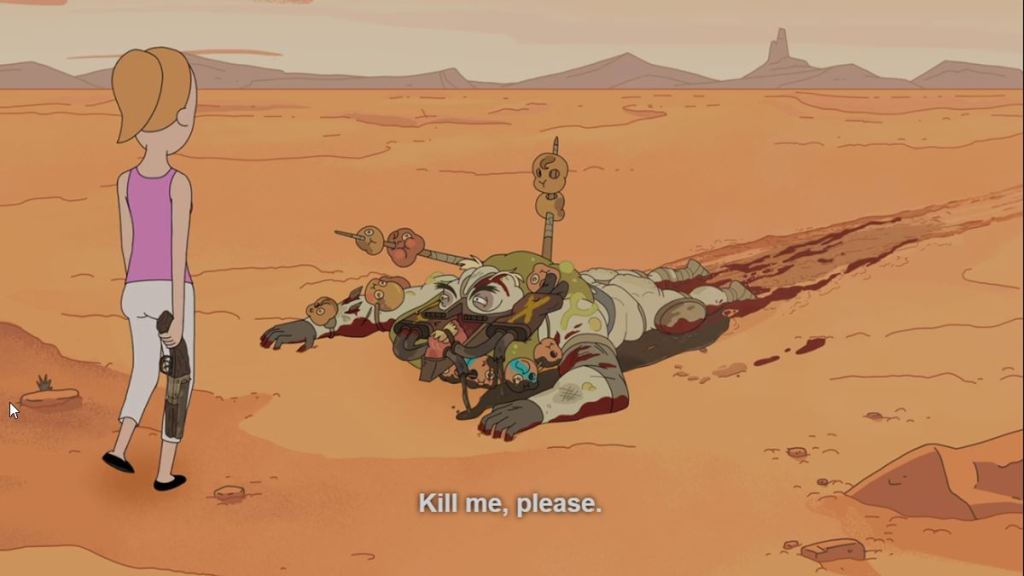 Summer killing Mad Max-style villain