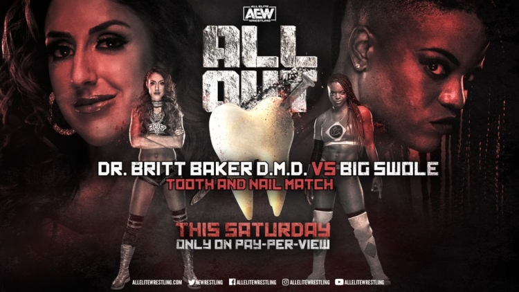 Britt Baker vs. Big Swole in a Tooth and Nail Match at AEW All Out 2020