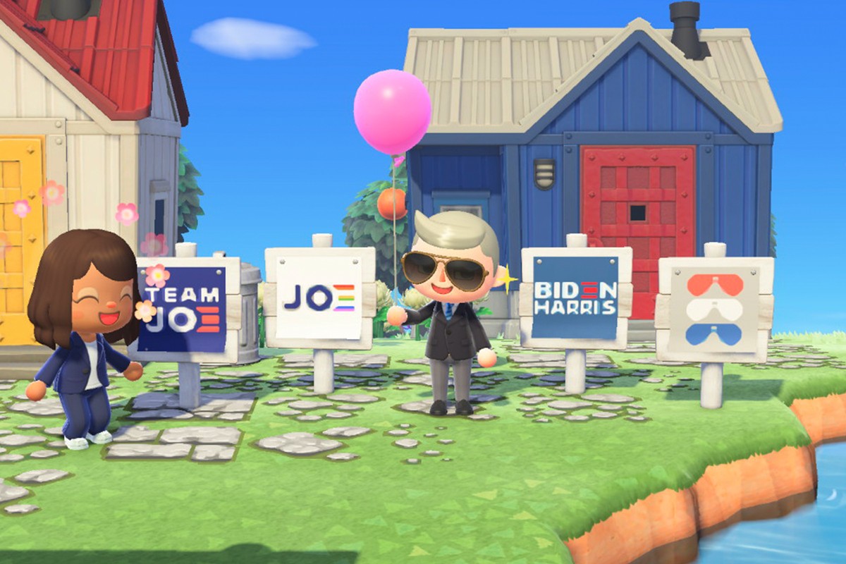 Animal crossing�s tom nook made the front page of the financial times Animal Crossing: Joe Biden Campaign Yard Sign QR Codes Released in New