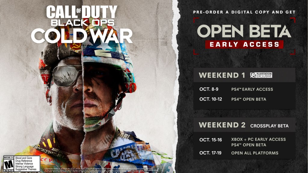 Call of Duty Black Ops: Cold War Beta Dates