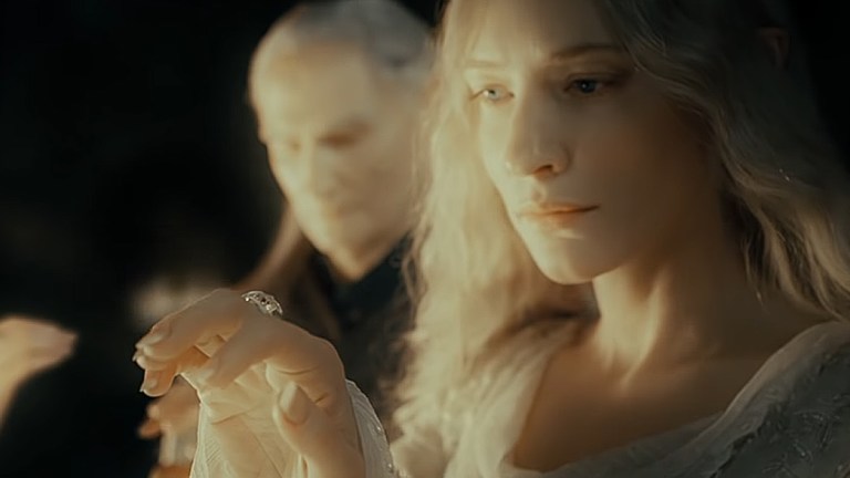 Cate Blanchett as Galadriel in The Lord of the Rings: The Fellowship of the Ring