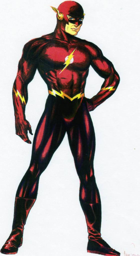 Dave Stevens The Flash TV series design sketch