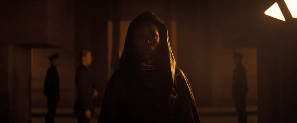 Sharon Duncan-Brewster as Liet Kynes in Dune