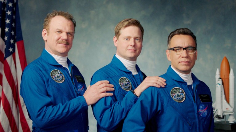 John C. Reilly, Tim Heidecker and Fred Armisen on Moonbase 8