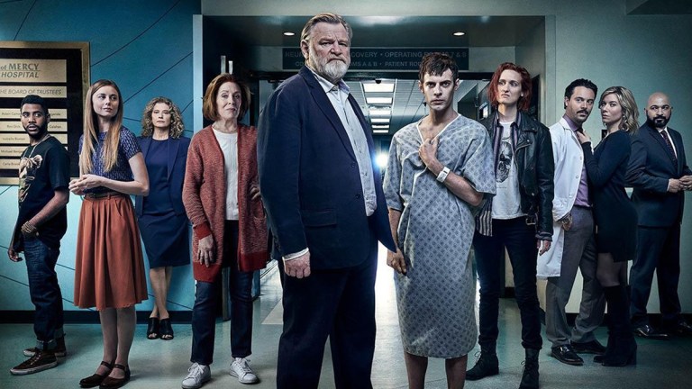 Brendan Gleeson, Harry Treadaway and the Mr. Mercedes cast