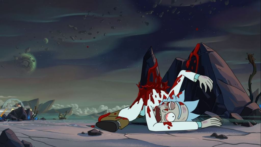 Dead Rick in Edge of Tomorty: Rick Die Rickpeat