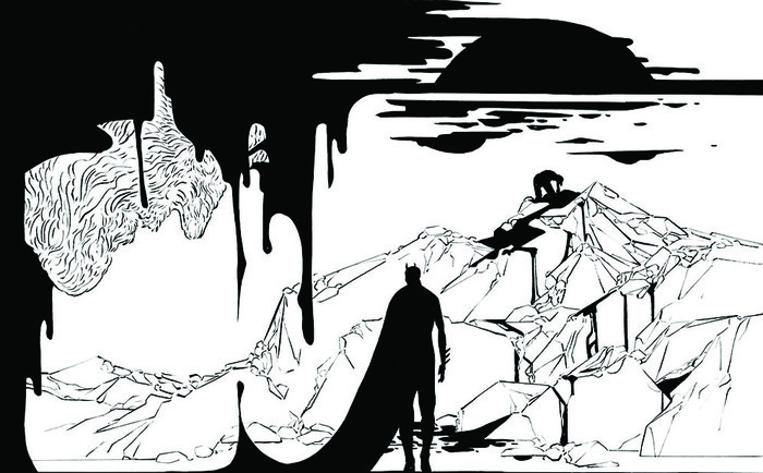 Emma Rios Batman Black and White