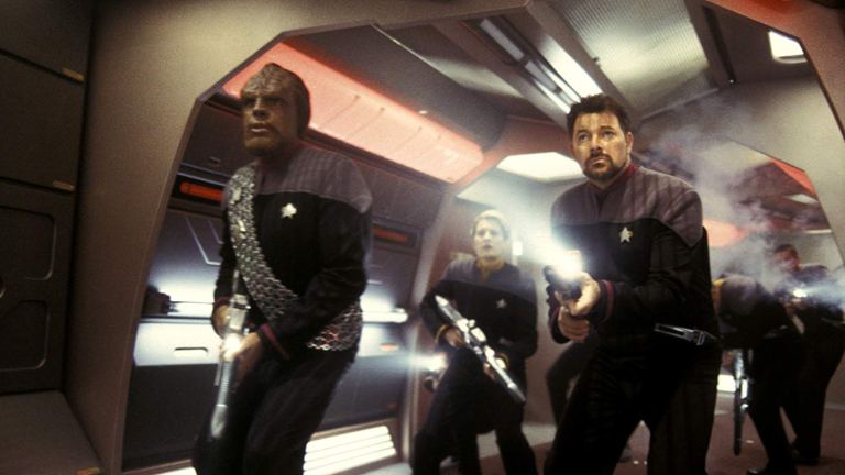 Worf & Riker in Star Trek: Nemesis