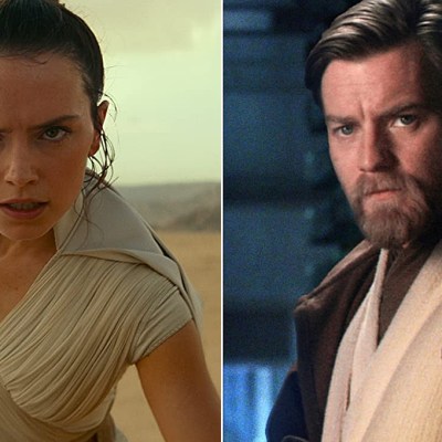 Daisy Ridley in Star Wars: The Rise of Skywalker; Ewan McGregor in Star Wars: Revenge of the Sith