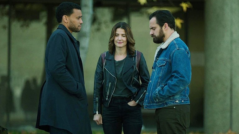 Michael Ealy, Cobie Smulders and Jake Johnson on Stumptown