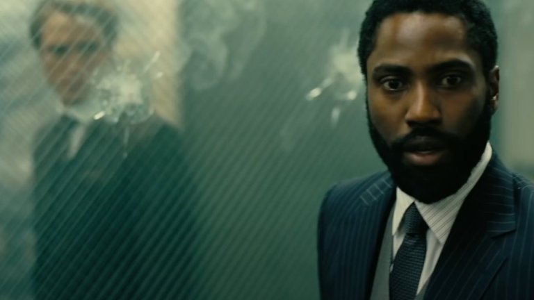 Robert Pattinson and John David Washington in Tenet