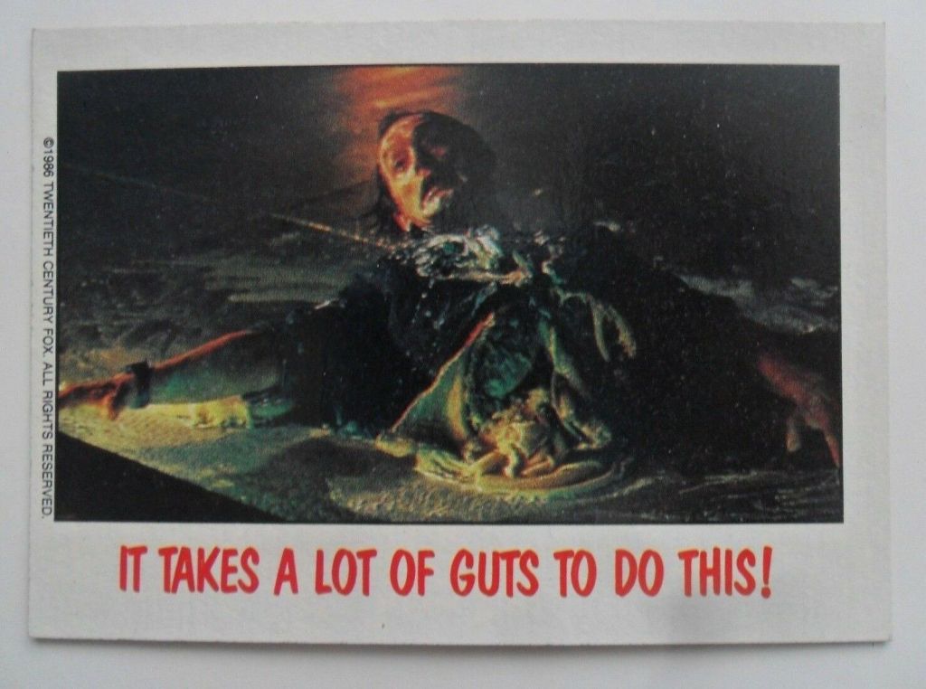 Topps Fright Flicks Card: Bishop from Aliens