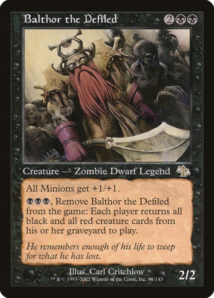 Magic: the Gathering Scariest Cards - Balthor the Defiled