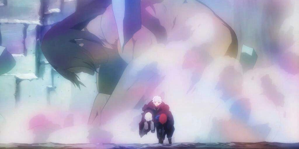 DanMachi Season 1 Episode 11: Bell and party persevere
