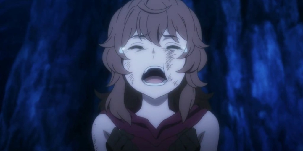 DanMachi Season 1 Episode 6: Lili crying, repents to Bell