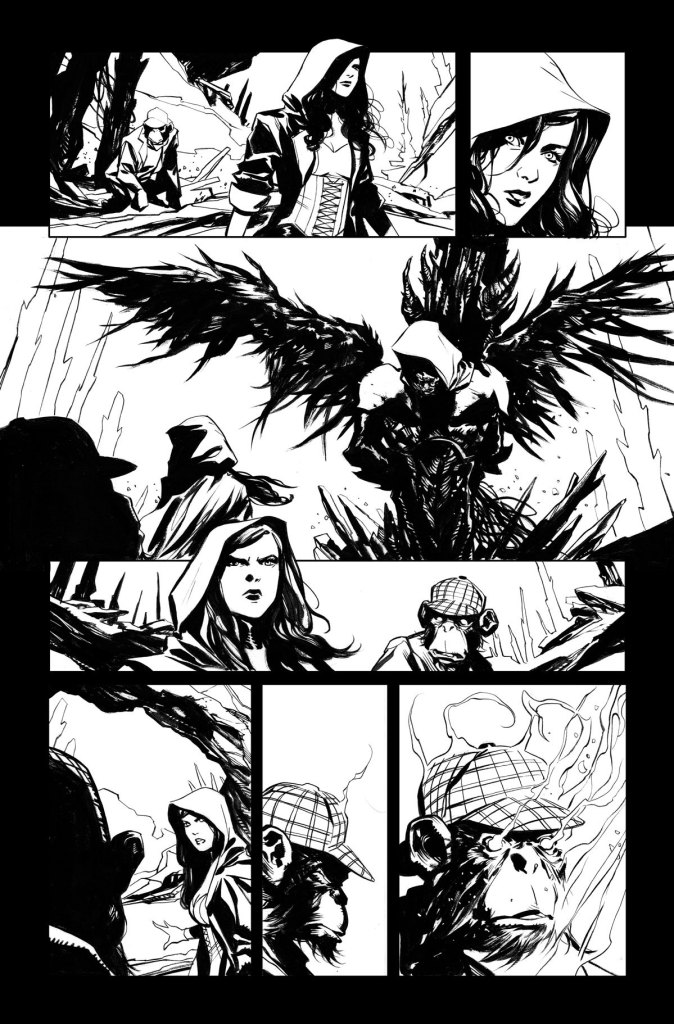 Interior pencils for Future State: Justice League Dark