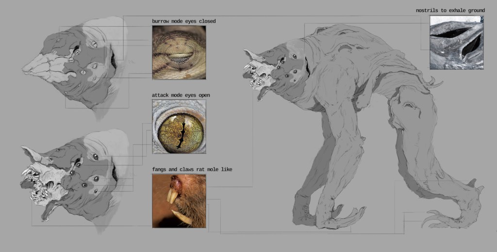Shoggoth concept art Lovecraft Country