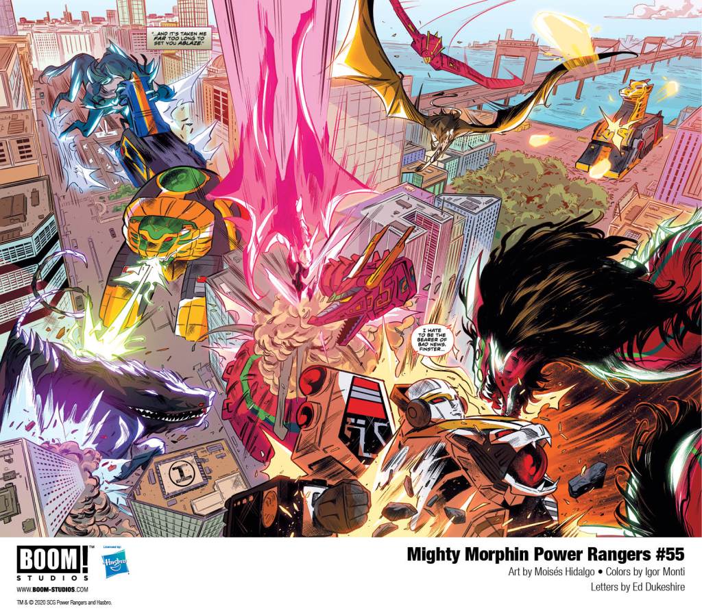 Mighty Morphin Power Rangers #55 page 1