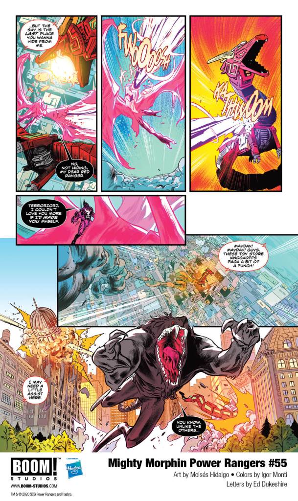 Mighty Morphin Power Rangers #55 page 2