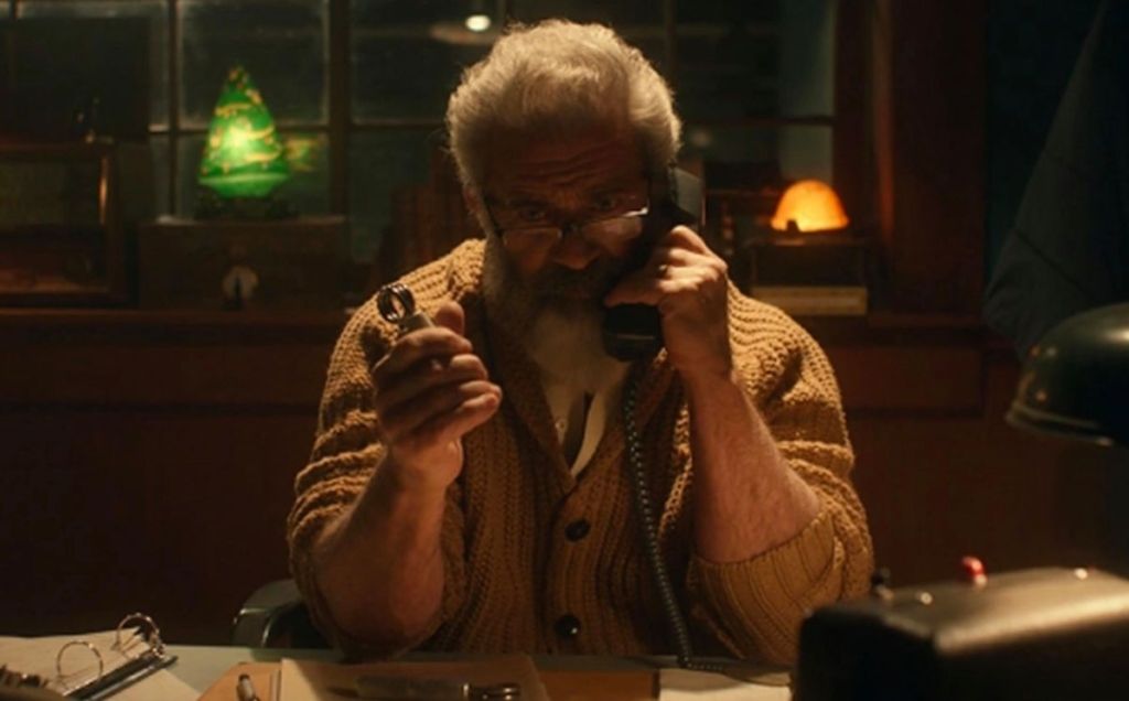 Mel Gibson sebagai Sinterklas di Fatman