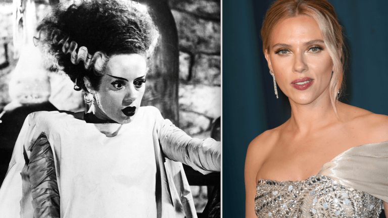 Scarlett Johansson and the Bride of Frankenstein