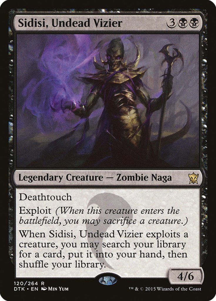 Magic: the Gathering Scariest Cards - Sidisi, Undead Vizier