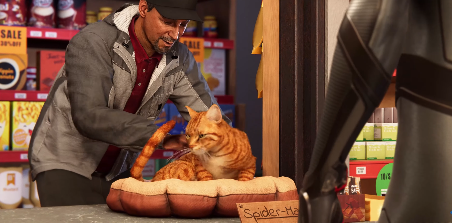 miles morales unleashes spider cat to